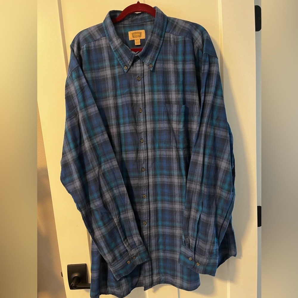 The Foundry Supply Co. Big and Tall. Men’s flannel shirt​